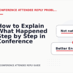 How to Explain What Happened Step by Step in Conference Attendee Reply English