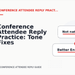 Conference Attendee Reply Practice: Tone Fixes for Real Situations
